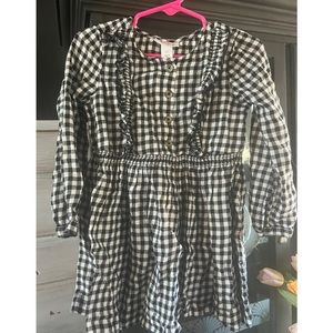 Plaid white black and rose gold sparkle